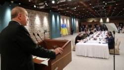 Президент Турции Реджеп Эрдоган обратился к делегациям перед началом переговоров