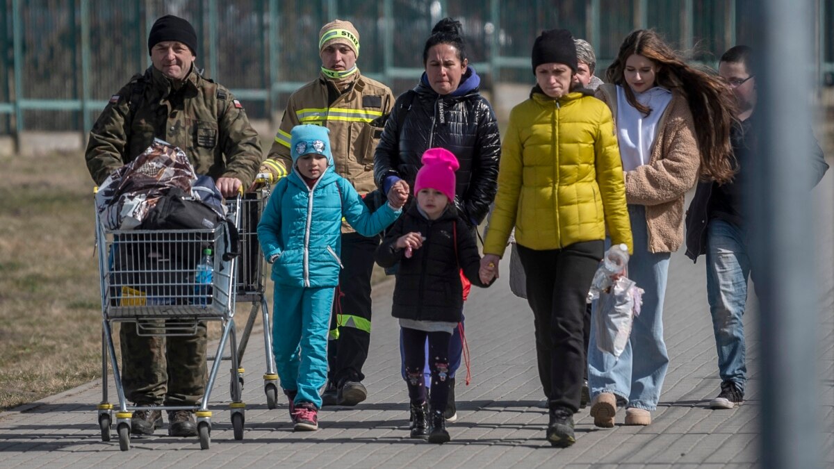 Броят на бежанците, избягали от Украйна от началото на войната
