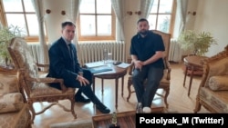 Владимир Мединский и Давид Арахамия на переговорах в Турции, 29 марта 2022 года