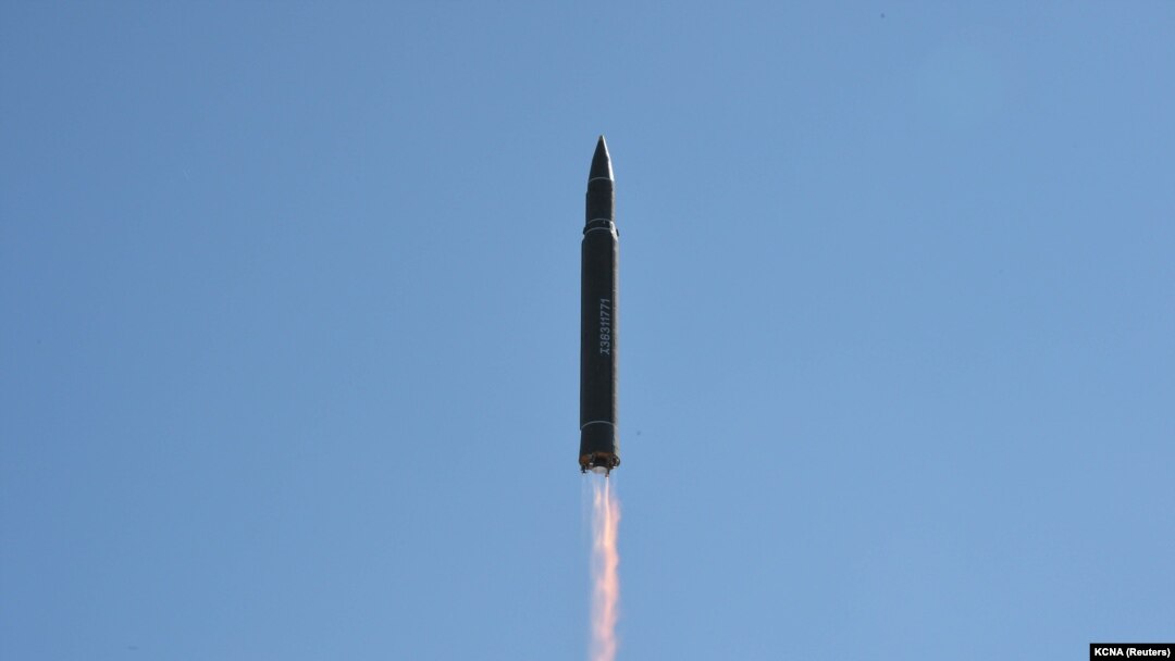 Lansiranje severnokorejske rakete, 2017. godina