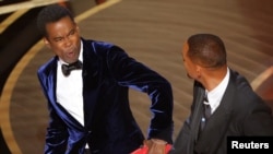 صحنه سیلی زدن ویل اسمیت به کریس راک، کمدین و مجری مراسم اسکار 