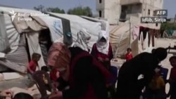 Sirijke besplatno šišaju djecu u kampovima uoči Bajrama