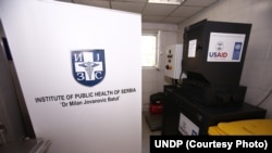 Donacija UNDP i USAID Institutu "Batut", Beograd, 27. april 2022. 