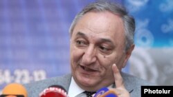 Armenia - Vartan Bostanjian speaks at a news conference in Yerevan, 28 March 2013.
