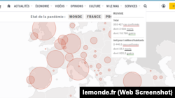 Le Monde опублікувала карту c російським Кримом