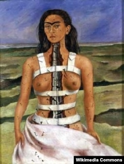 Фрида Кало. «Жаракалуу колонна». 1944-жыл.