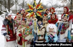 Під час відзначення Різдва у Києві в Національному музеї народної архітектури та побуту України (архівне фото)