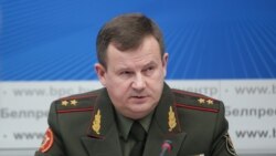Former Belarusian Defense Minister Andrey Raukou is now head of the national Security Council. (file photo)