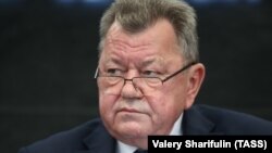 RUSSIA -- Russian Deputy Foreign Minister Oleg Syromolotov attends an international conference in Moscow, September 3, 2018