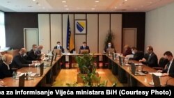 Sednica Vijeća ministara BiH (fotoarhiv: decembar 2020)