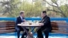 Мун Чжэ Ин и Ким Чен Ын на переговорах 27 апреля 2018 года