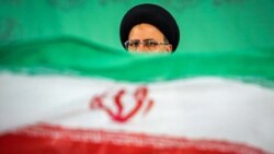 Iran -- Presidential candidate Ebrahim Raeisi, during a campaign rally in the city of Qom, on Saturday May 6, 2017.