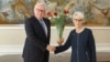 Russian Deputy Foreign Minister Sergei Ryabkov (left) and U.S. Deputy Secretary of State Wendy Sherman met for seven hours on January 10. (file photo)