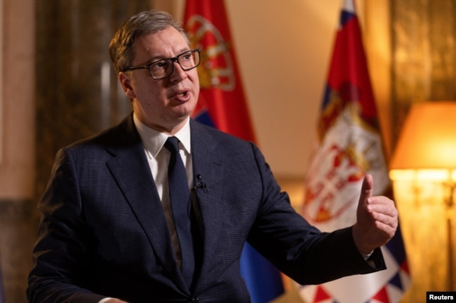 Presidenti i Serbisë, Aleksandar Vuçiq.