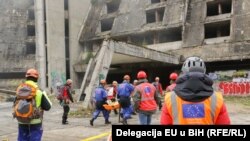 Vježba zaštite i spašavanja izvedena na području Sarajeva i Istočnog Sarajeva, Igman, Sarajevo, 28. april 2022