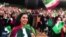 Iran Soccer funs. Video grab. ISNA video
