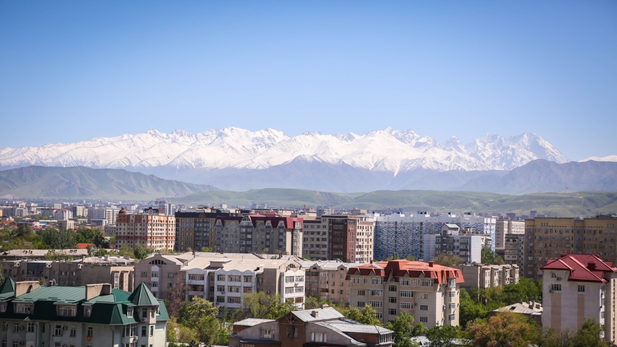 Бишкек вид на горы