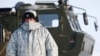 A Russian soldier at the Nagurskoye military base in Alexandra Land on the remote Arctic islands of Franz Josef Land. (file photo)