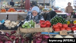 Продуктовий ринок у Феодосії, Крим, березень 2022 року