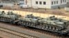 Російські танки в Білорусі. Гомель. 30 березня 2022 року