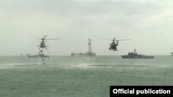 Ադրբեջան - Զորախաղեր Կասպից ծովում, օգոստոս, 2018թ․