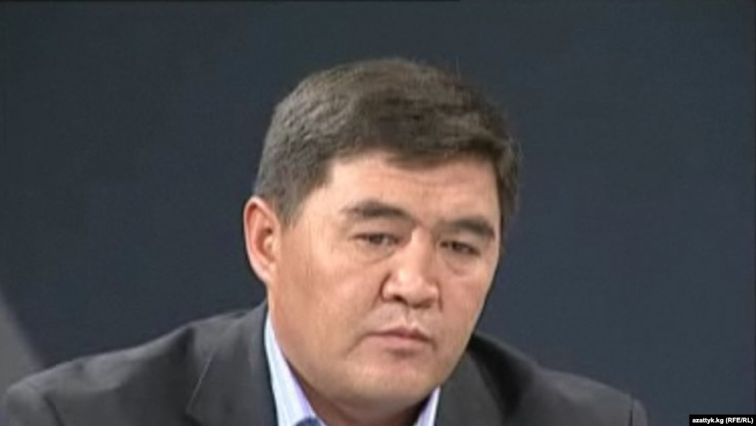 Kamchybek Tashiev, the leader of Kyrgyystan's "Ata Jurt" party