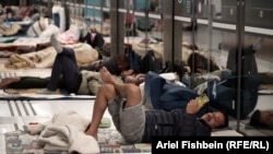 There are no trains or passengers...just overnight guests seeking safety.