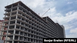 Одна из новостроек в Бишкеке. 