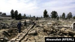 خوست کې صنعتي پارک چې د جوړېدو چارې یې لا نه دي بشپړې شوي.