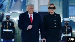 Доналд и Мелания Тръмп напуснаха Белия дом рано сутринта на 20 януари