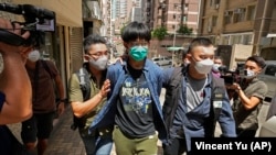 Unul dintre cei patru studenți arestați în Honk Kong în baza legii securității naționale.