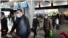 Armenia -- Armenian citizens flown back from Iran are seen at Yerevan airport, February 26, 2020.