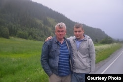 Валерий Пшеничный и его сын Денис