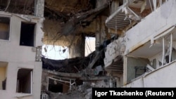 Зруйнований будинок в Одесі внаслідок ракетного обстрілу військами РФ, 24 квітня 2022 року