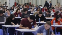 Imagine de la concursul de intrare în Rezidențiat care a avut loc la Romexpo, în București, pe 16 noiembrie 2025.