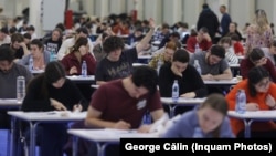 Imagine de la concursul de intrare în Rezidențiat care a avut loc la Romexpo, în București, pe 16 noiembrie 2025.