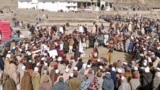 د اورکزو خلک د سیمې د یو مدني فعال د نیول کېدو پر ضد مظاهره کوي - د فبرورۍ ۲۸مې انځور