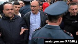 Armenia - An opposition rally in Vanadzor, May 3, 2022