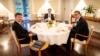 Specijalni izaslanik Evropske unije za dijalog Kosovo-Srbija Miroslav Lajčak (levo) sa premijerom Kosova Aljbinom Kurtijem (u sredini) i predsednikom Srbije Aleksandrom Vučićem u Berlinu u maju 2022.