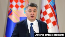 Хрватскиот претседател Зоран Милановиќ