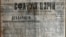 Declarația privind crearea Republicii Democratice Moldovenești, publicată în ziarul Sfatul Țării din 3 decembrie 1917. Sursă: Centrul de Cultură și Istorie Militară, Chișinău
