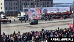 Военный парад в Архангельске, 9 мая 2022 года