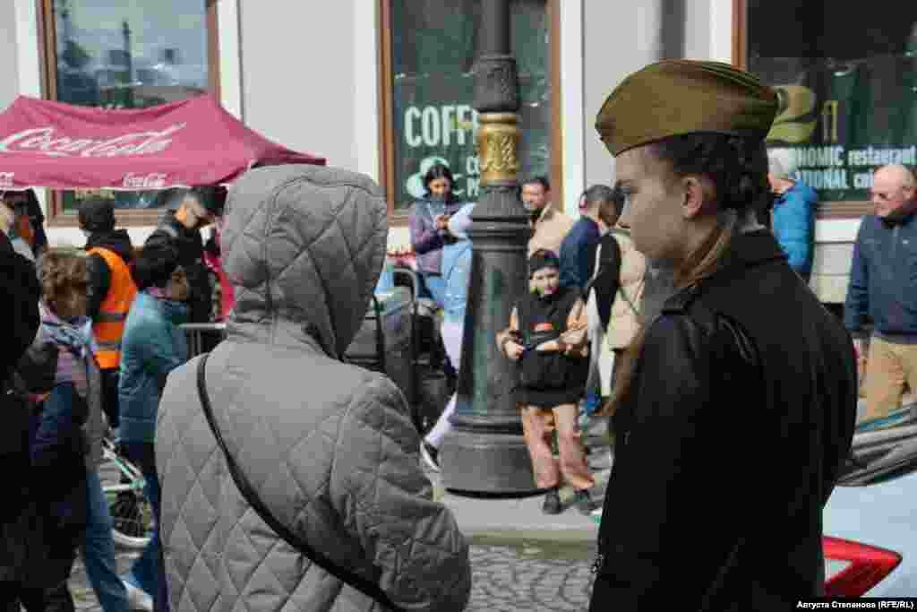 Участники Бессмертного полка в Петербурге&nbsp;