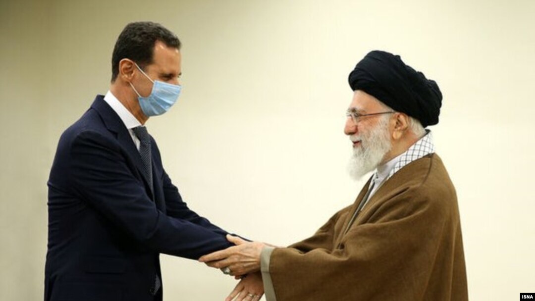 دیدار روز یکشنبه ۱۸ اردیبهشت بشار اسد، رئیس‌جمهوری سوریه، با آیت الله علی خامنه‌ای در تهران