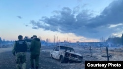 После пожара, Красноярский край, май 2022 года