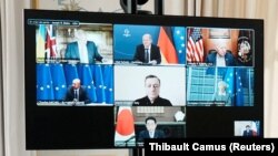 Саміт лідэраў G7 з удзелам прэзыдэнта Ўкраіны Ўладзіміра Зяленскага, 8 траўня 2022