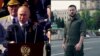 Macedonia - Putin and Zelensky, video grab