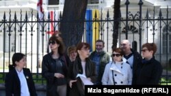 Саакашвилини колдоо акциясы. Тбилиси, 10-май 2022-жыл