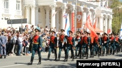 Парад в честь 9 мая, который в России называют «День победы». Севастополь, 9 мая 2022 года