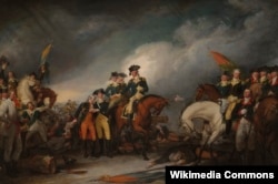 Джон Трамбулл. Пленение гессенцев в Трентоне 26 декабря 1776 года. Между 1786 и 1828